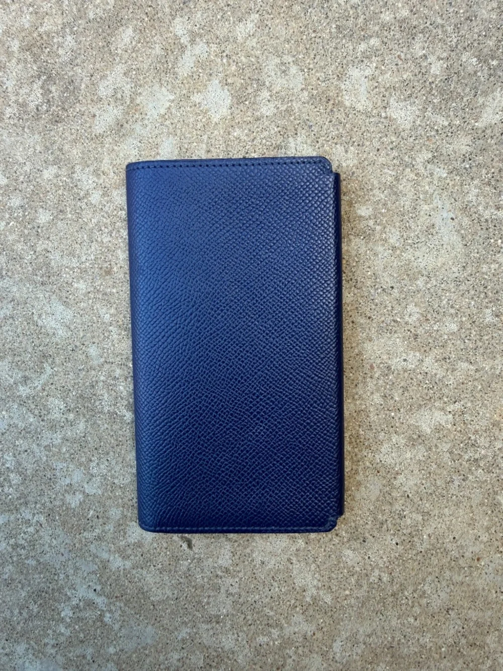 Hermes Bleu Indigo Calfskin Epsom SMART CLASSIC CASE